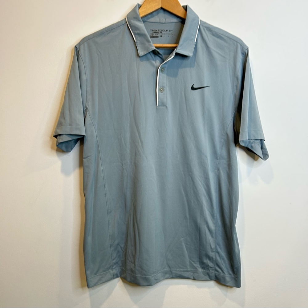 Nike Dri-Fit Golf Men’s Short Sleeve Polo Shirt Blue